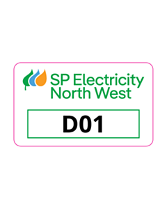 50x30mm SP Electrical North West Asset Labels 