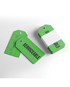 Serviceable Tags 134x67mm