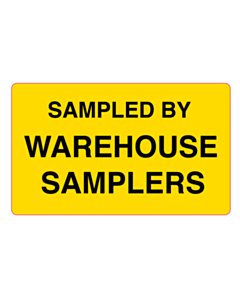 100x60mm Sample By Warehouse Labels