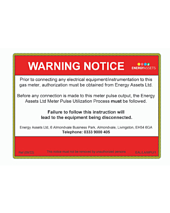 105x148mm EAL/LA/MPU/1 MPU Notice Labels 