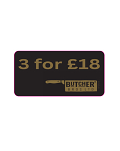 50x25mm Butcher Brothers Special Offer 3 for £18 Label