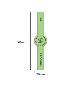  90x20mm Terlington Vineyard Tamper Seal Bottle Label