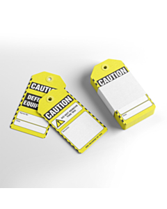Caution Defective Equipment Tags 134x67mm