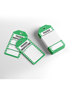 Passed Inspection Tags 134x67mm