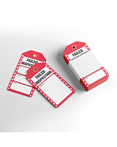 Failed Inspection Tags 134x67mm