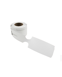 White Loop Through Tags 245x61mm