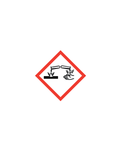 GHS & CLP Corrosive Labels 10x10mm