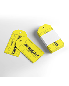 Serviceable / Unserviceable Repair Tag 134x67mm