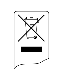 WEEE Cable Wrap Label 30x90mm