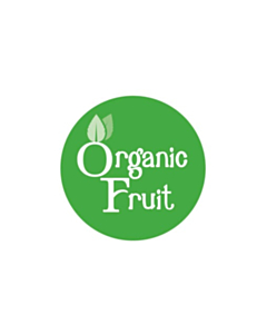 Organic Fruit Labels 25mm