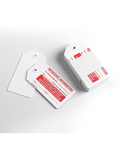 Wheel Nut Re-Torque Tag 134x67mm