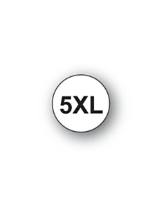 5XL Size Labels 15mm
