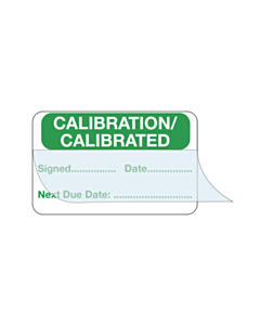 Write & Seal Calibration Labels 40x25mm