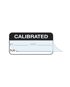 Write & Seal Calibration Labels 38x19mm