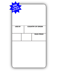 Avery Berkel Scale Labels Format 3 49x92mm (10 Rolls / 5,000 Labels)