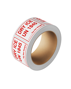 DRY ICE UN 1845 Labels 100x75mm