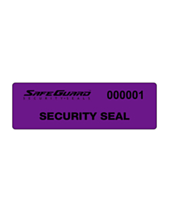 SafeGuard No Residue Seal Labels 125x35mm