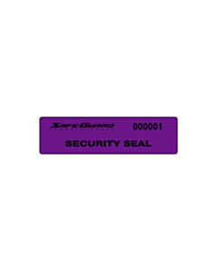 SafeGuard No Residue Seal Labels 75x20mm