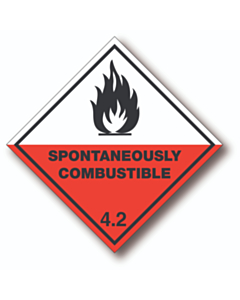 Spontaneously Combustible 4.2 Labels 