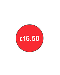£16.50 Price Labels 20mm Permanent