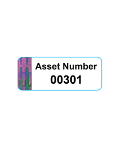 Tamper Evident Asset Labels 301-400 38x15mm