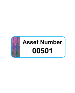 Tamper Evident Asset Labels 501-600 38x15mm