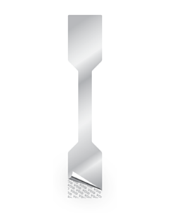 Dumb Bell Silver Void Stickers 80x15mm