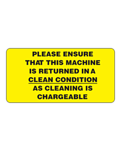 Return Clean Labels 50x25mm