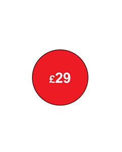 £29 Price Labels 20mm Removable