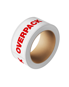Red Overpack Labels 150x50mm