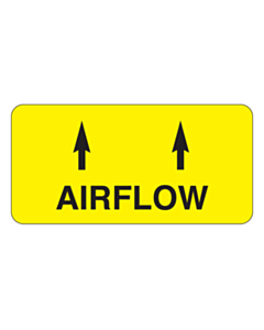 Airflow Labels 50x25mm