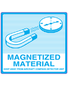 Magnetized Material Labels 120x110mm