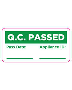 QC Passed Labels 50x25mm