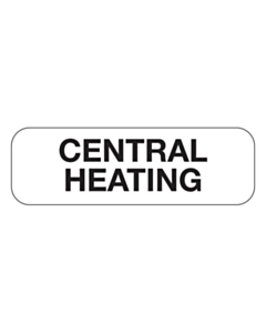 Central Heating Labels 38x12mm