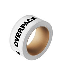 Black Overpack Labels 150x50mm