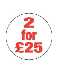 2 For £25 Label
