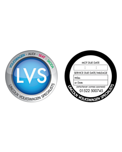 LVS MOT and Service Reminder Window Stickers