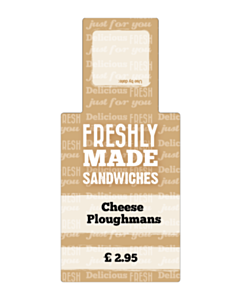 146x66mm Cheese Ploughmans Sandwich Label