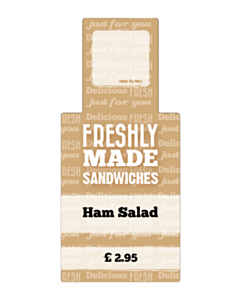 146x66mm Ham Salad Sandwich Label