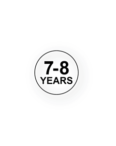 7-8 Years 15mm Diameter Size Label