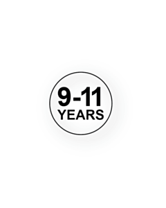 9-11 Years 15mm Diameter Size Label