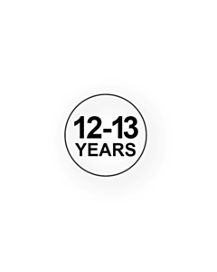 12-13 Years 15mm Diameter Size Label