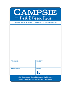 Campsie Foods Label