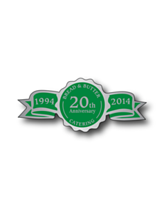 Green & Silver 20th Anniversary Label