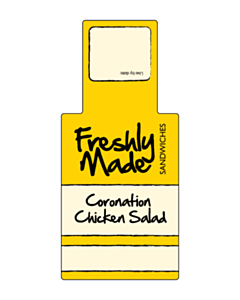 146x66mm Coronation Chicken Salad Sandwich Label
