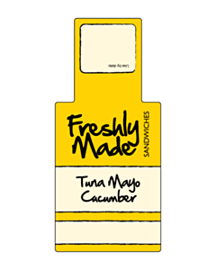 146x66mm Tuna Mayo Cucumber Sandwich Label