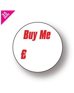 35mm Diameter Buy Me Peelable Label