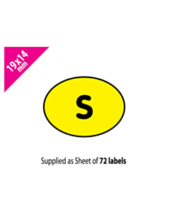19x14mm Oval Small Labels