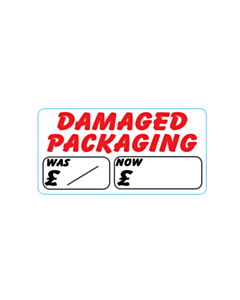 63x33mm Damaged Packaging Label
