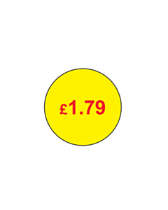 £1.79 20mm Peelable Price Label
